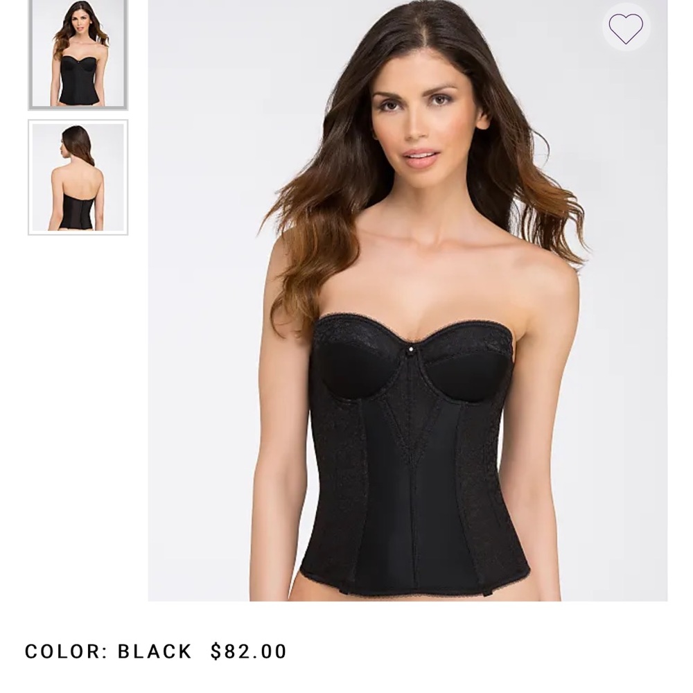 Dominique Colette Lace Strapless Corset